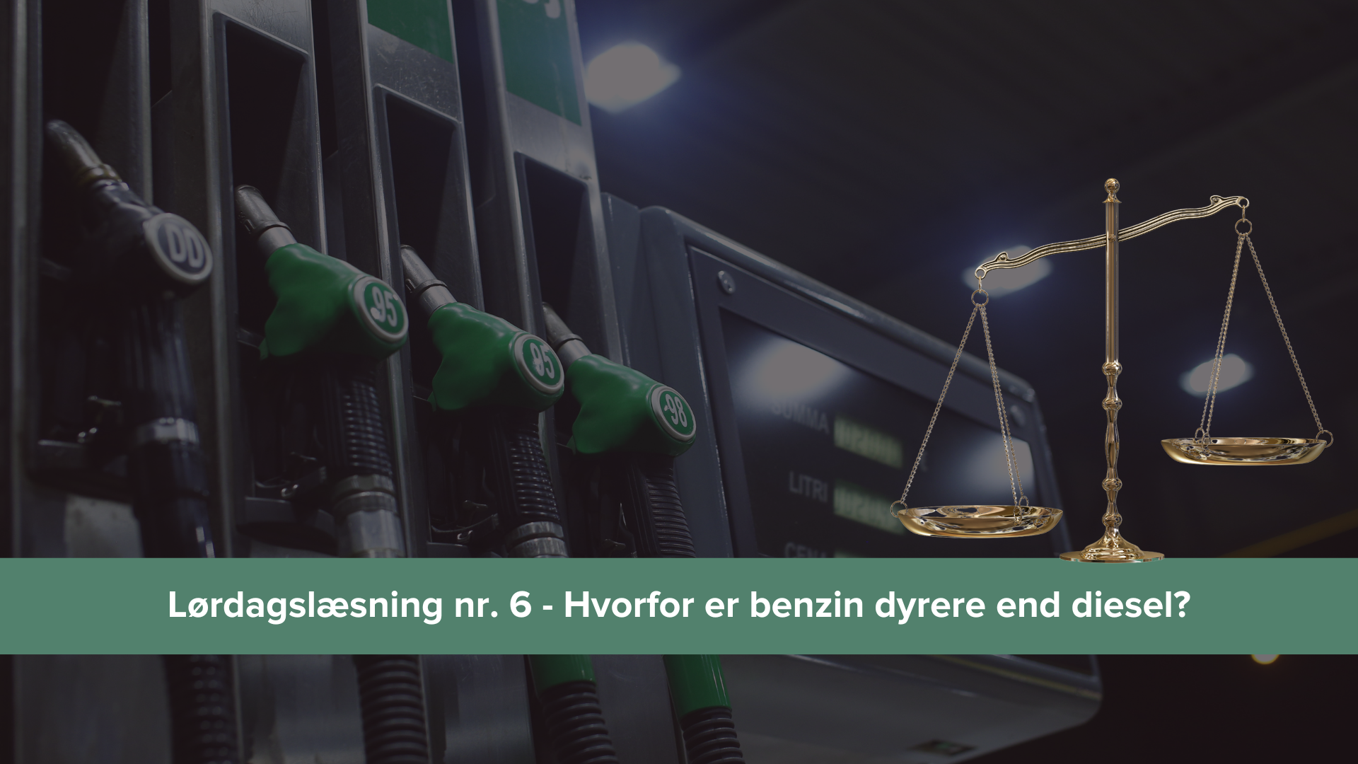 Lørdagslæsning 6 - hvorfor er benzin dyrere end diesel?
